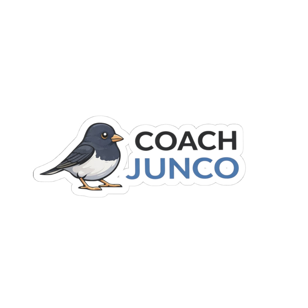 Coach Junco Bird sticker | Kiss-cut vinyl sticker