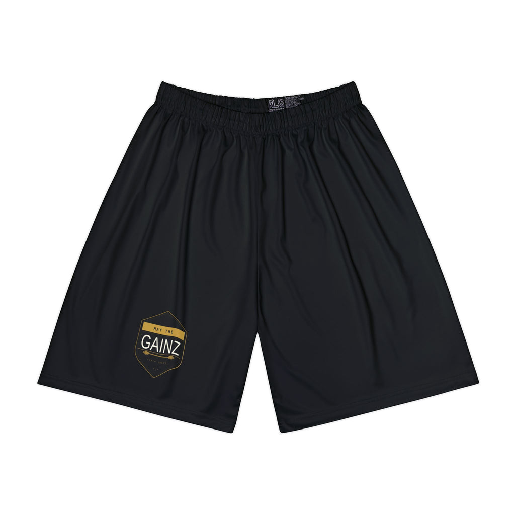 Gainz Logo Mens Sports Shorts | Athletic Gym Training Shorts